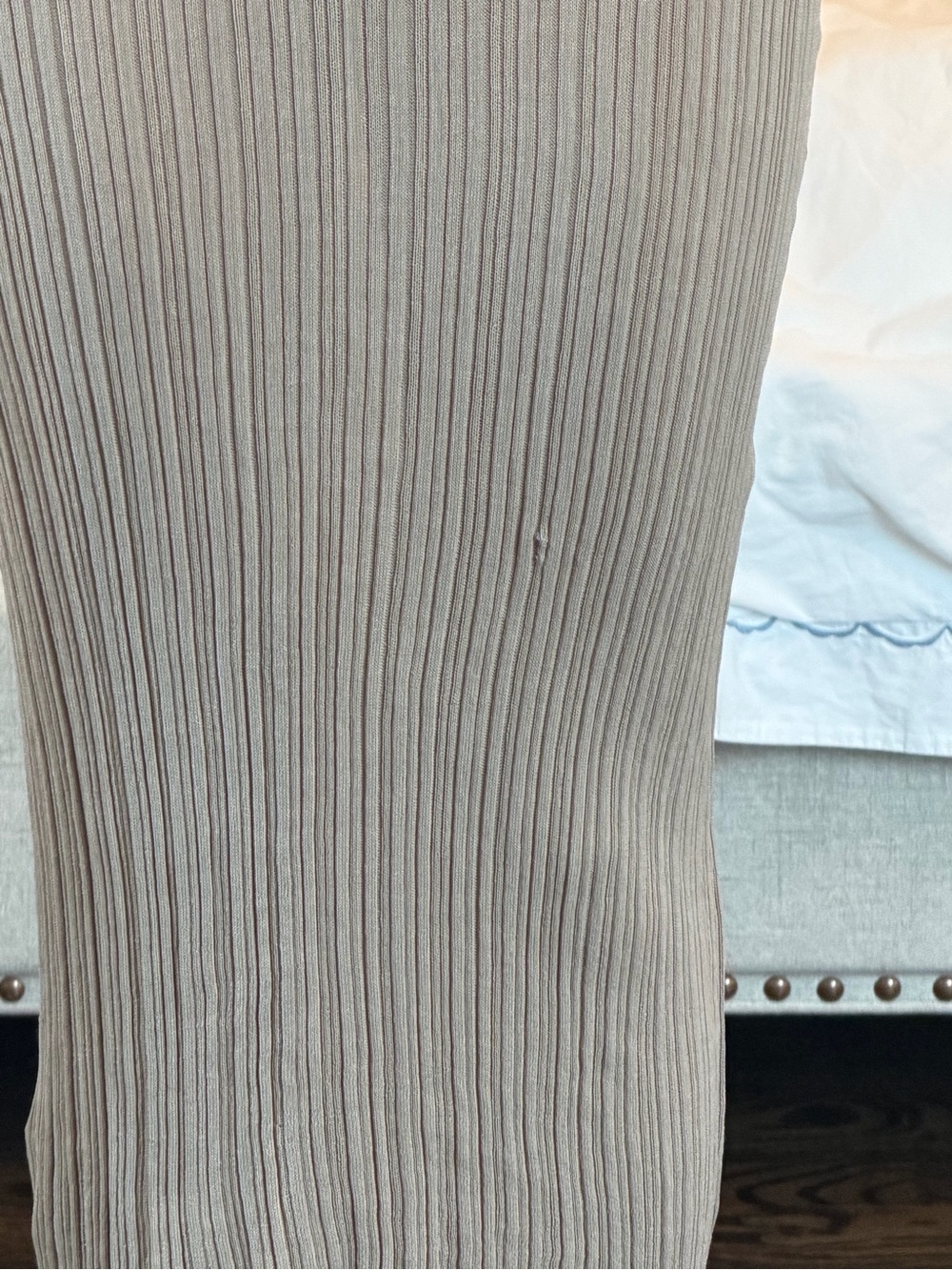 DISSH Long Sleeve Midi Dress in Taupe size S - Picture 7 of 7